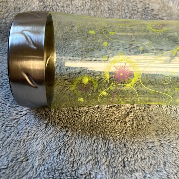 LULULEMON🍋22oz Clear Dandelions Printed Water Bottle - Picture 8 of 10